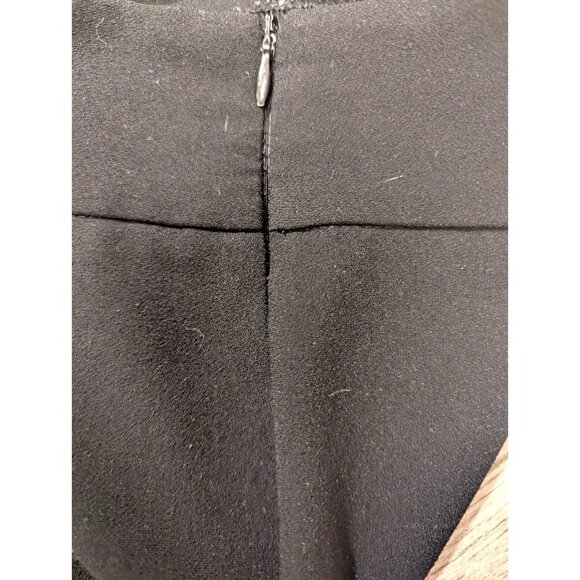 ZARA WOMAN Black High Waist Wide Leg Pants XS | Minimalist Elegant Trousers - Picture 4 of 9